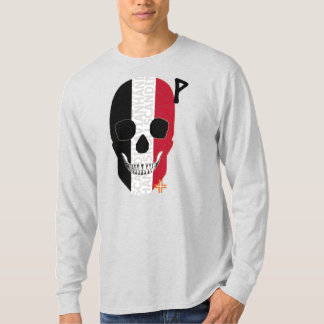 HANDSKULL Egito - Camisa B2 de folga longa com cap