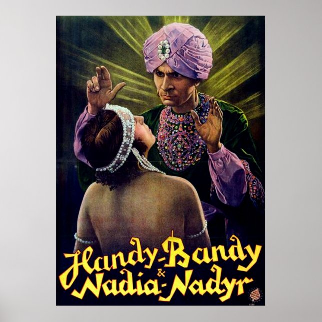 Handy Bandy the Hypnotist Vintage Poster (Frente)