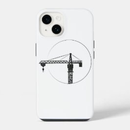 Handy Hülle mit Kran-Grafik