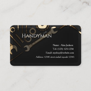 Handyman Cartão de visita editável