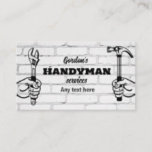 Handyman Services Cartão de visita