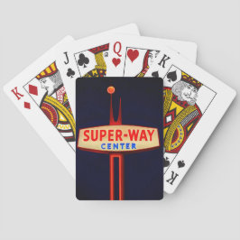 HANFORD, CALIFÓRNIA. CARTAS DE BARALHO SUPER-WAY.