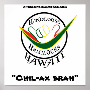 Hangloose Rasta, do "brah Chil-machado", poster
