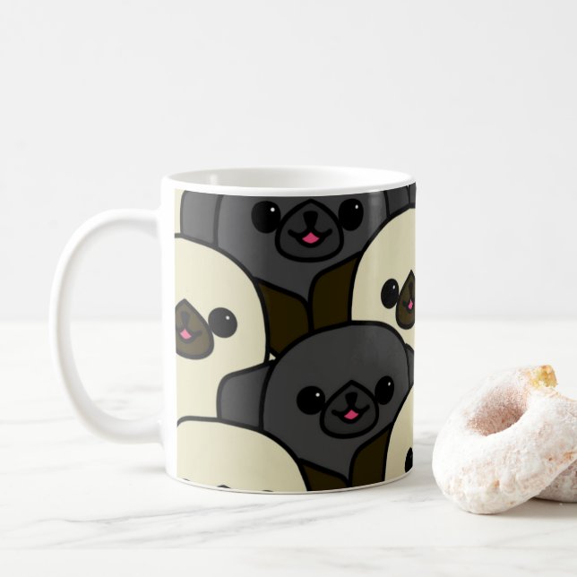 Hank & caneca de Polly (Com Donut)