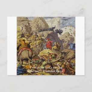 Hannibal Barca & Exército & Presentes & Cartões