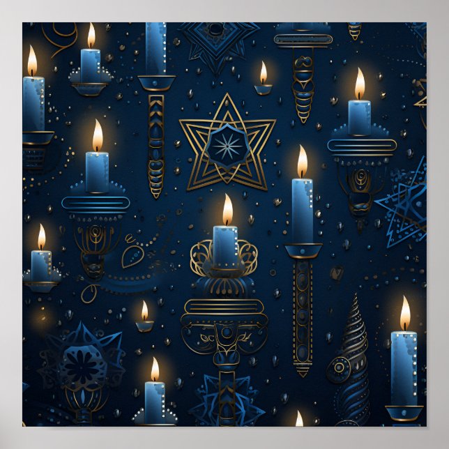 Hannukah Holiday poster (Frente)