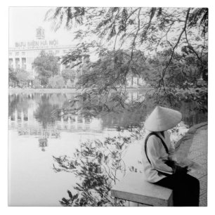 Hanoi Vietnã, Vista do Lago Hoan Kiem (NR)