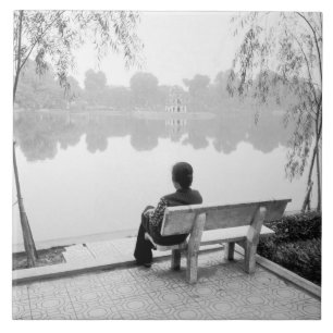 Hanoi Vietnã, Vista do Lago Hoan Kiem (NR)