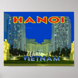 Hanoi, VIetnam, poster da série Visita...
