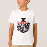 Hanukkah Camisetas "I Love Latkes"<br><div class="desc">Crianças Camisetas de Hanukkah. obrigados "I Love Latkes" para parar e comprar por aqui! Muito apreciado. Este design pode ser colocado em muitos outros estilos, tamanhos e cores de roupas. Feliz Hanukkah/Chanukah! Estilo: Crianças" Hanes TAGLESS® T-Shirt Espere até você pegar essa camisa sem guincho no seu filho. Ele levará seu...</div>