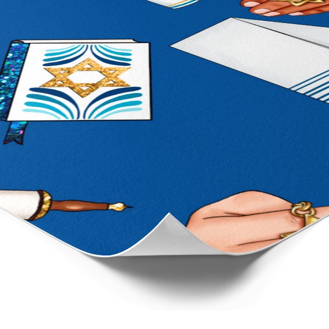 Hanukkah Fun Poster (Borda)