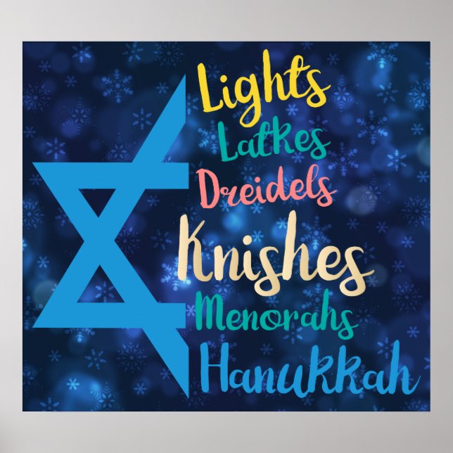 Hanukkah Poster (Frente)
