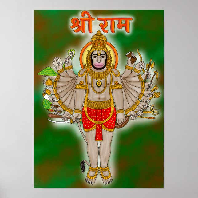 Hanuman Poster (Frente)
