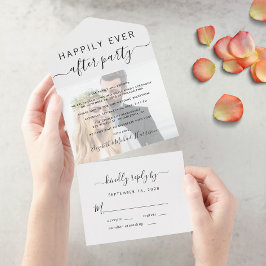 Happily Ever After Photo Wedding Reception