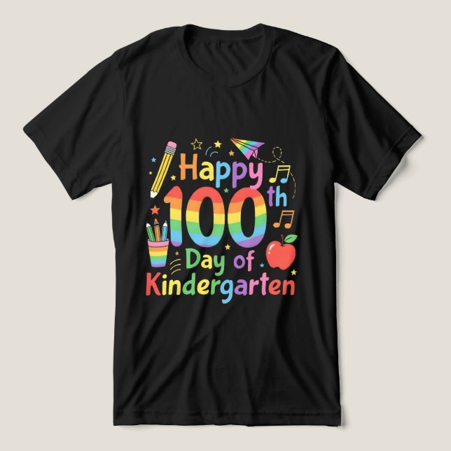 Happy 100th Day of Kindergarten (Design frontal)