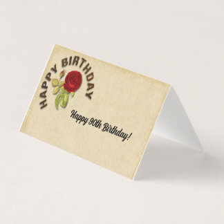 Happy 90th Birthday Card
