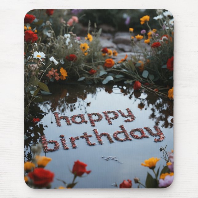 Happy Birthday Mousepad (Frente)