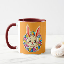 Happy Easter Bunny – Colorful Spring Art caneca
