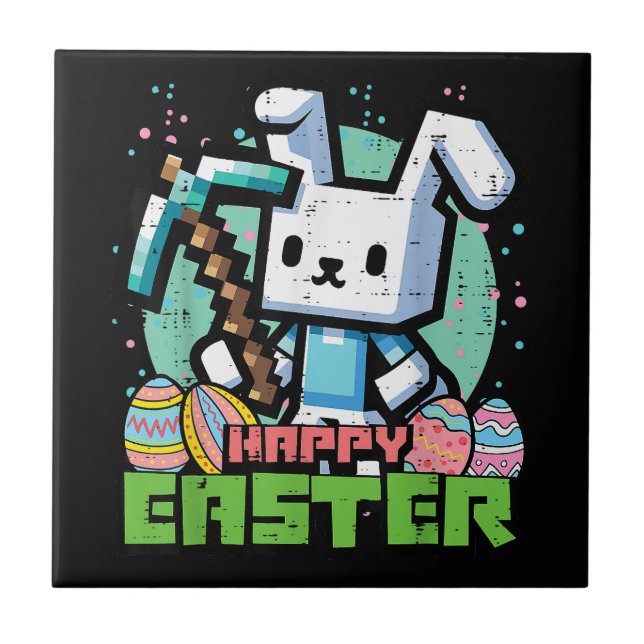 Happy Easter Bunny Pixel Game  (Frente)