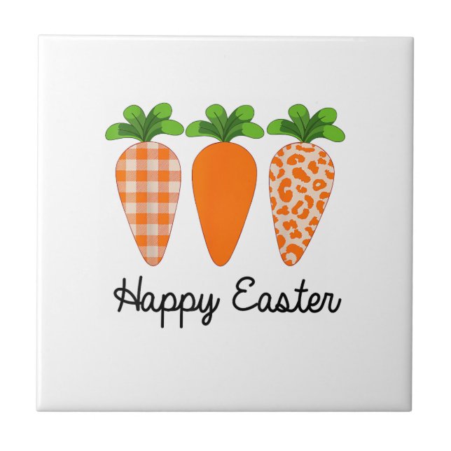 Happy Easter Carrot Cute Easter T-Shirt (Frente)