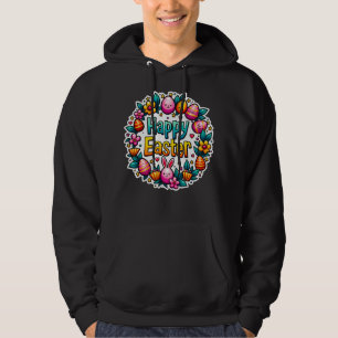 Happy Easter – Cute Bunny Lettering moletom