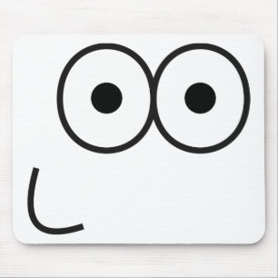 Happy Eyes and Mouth - Mousepad