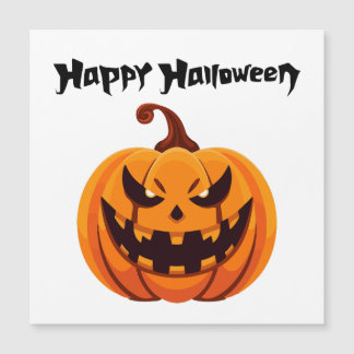 Happy Halloween Carte magnétique