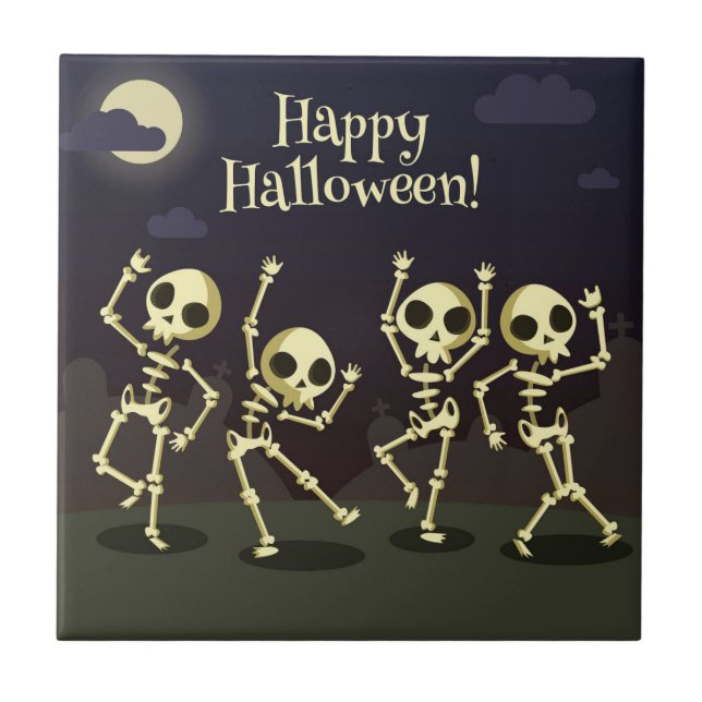 Happy Halloween - Happy Skeletons (Frente)