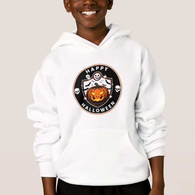 Happy Halloween Kids Hoodie (Frente)