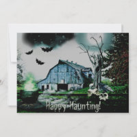 *~* Happy Haunling Skulls HALLOWEEN CARD