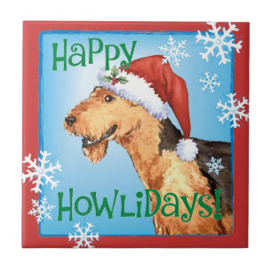 Happy Howliday Airedale