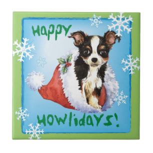 Happy Howliday Long Casaco Chihuahua