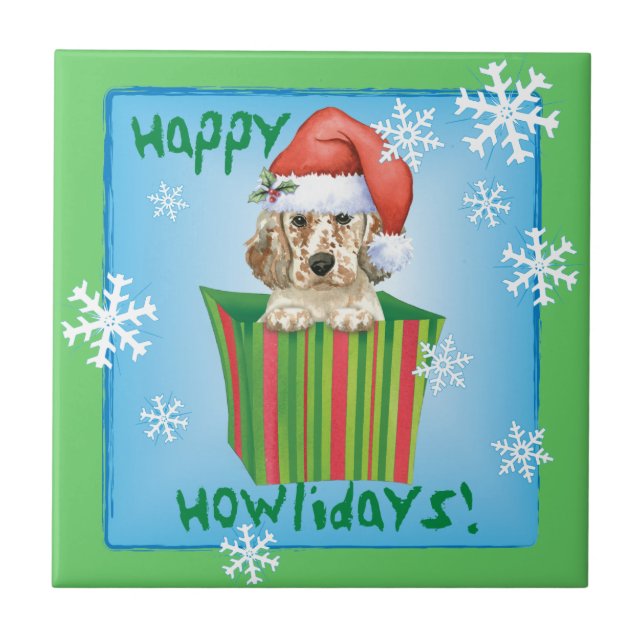 Happy Howlidays English Setter (Frente)