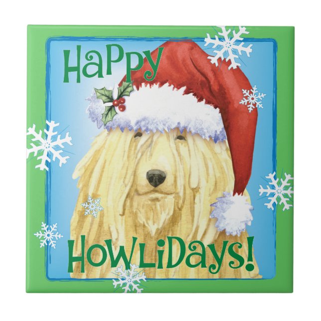 Happy Howlidays Komondor (Frente)