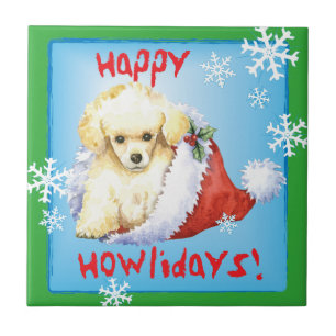 Happy Howlidays Toy Poodle