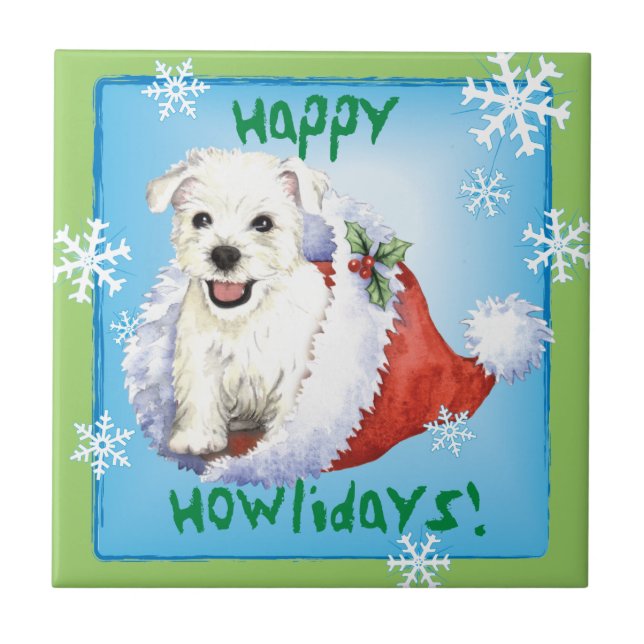 Happy Howlidays Westie (Frente)