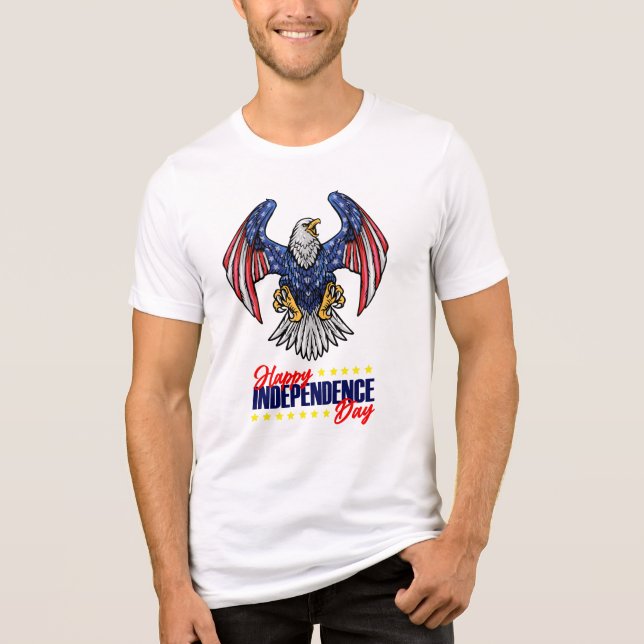 Happy Independence day with eagle (Frente)