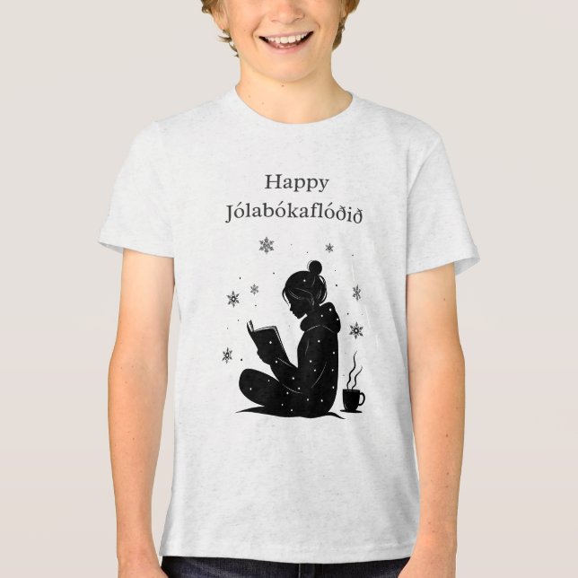 Happy Jolabokaflod - Presente de Inundação do Livr (Frente)