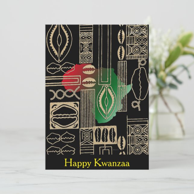 Happy Kwanzaa (Em pé/Frente)