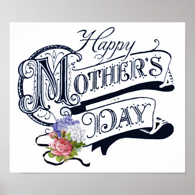 Happy Mother's Day Custom Poster (Frente)