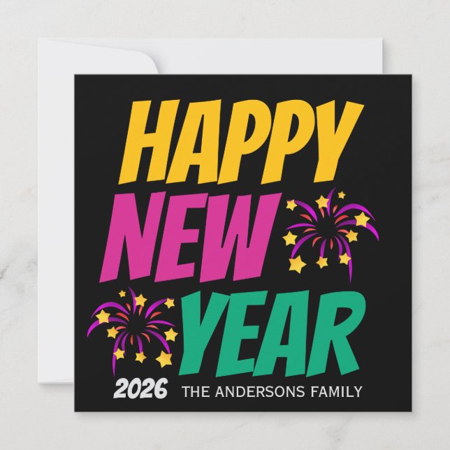 Happy New Year  (Frente)