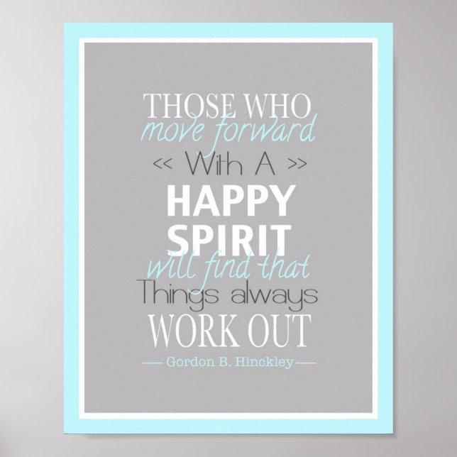 Happy Spirit Poster (Frente)