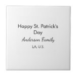 Happy st. Patrick's day name family place simple g<br><div class="desc">design</div>