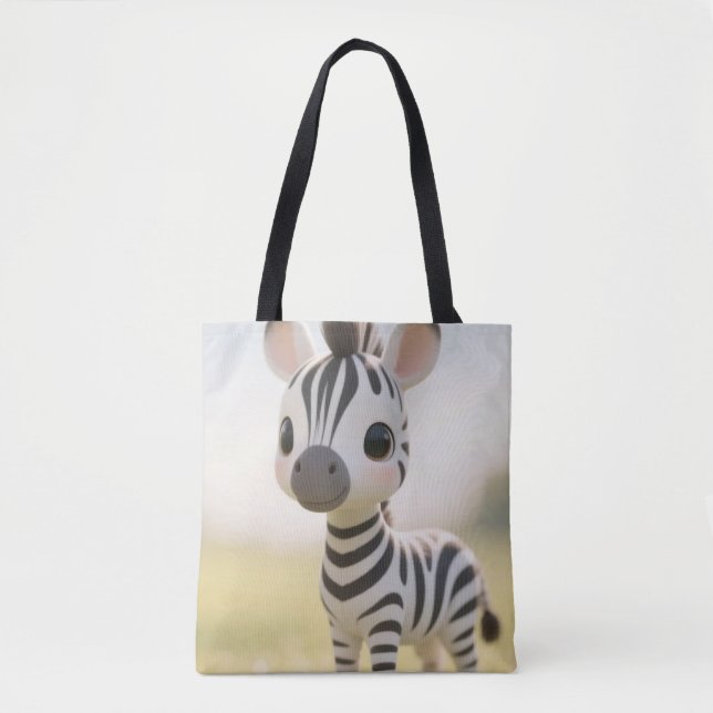 Happy Zebra Tote Bag (Frente)