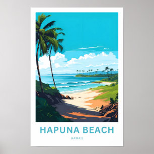 Hapuna Beach Hawaii Viagem Impressão