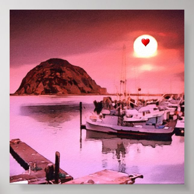 Harbor Hues Poster (Frente)