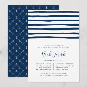 Harbor Stripe Primeiro Convite à Comunidade Santa