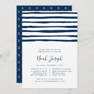 Harbour Striening Christening ou Convite Baptism