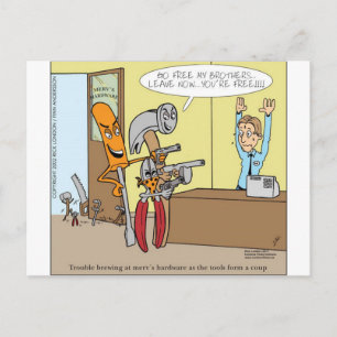 Hardware Store Liberation Funny Oferta Cartões Ca
