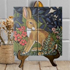 Hare Rabbit Garden Mural William Morris Inspirado